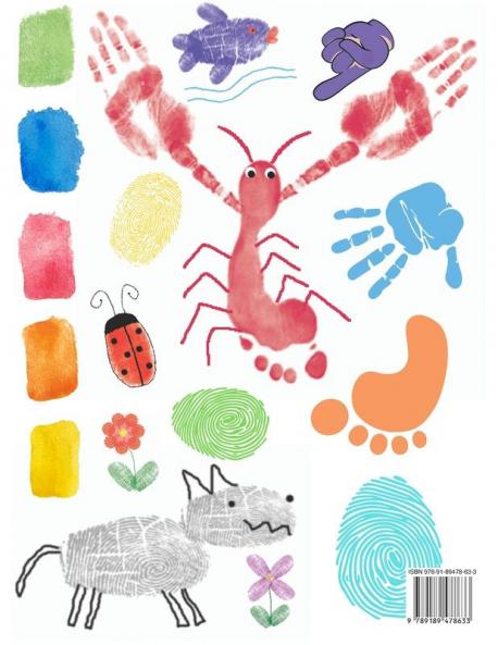 Mes premiers dessins au doigt: Des animaux mignons peints au doigt faciles à dessiner pour les tout-petits ou les petits enfants.