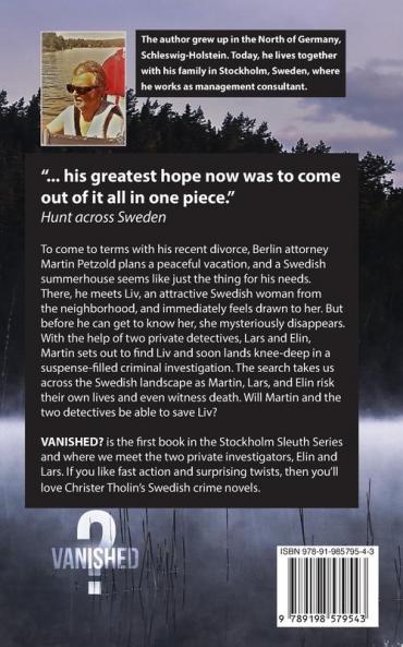 Vanished?: A Swedish Crime Novel: 1 (Stockholm Sleuth)