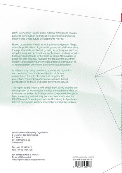 WIPO Technology Trends 2019 - Artificial Intelligence
