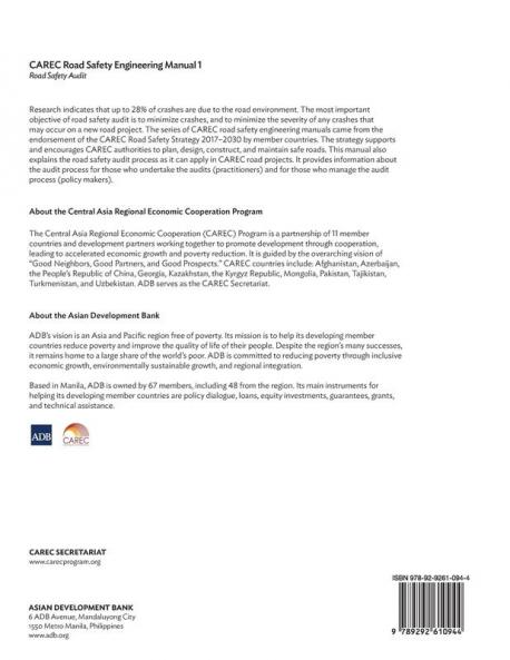 CAREC Road Safety Engineering Manual 1
