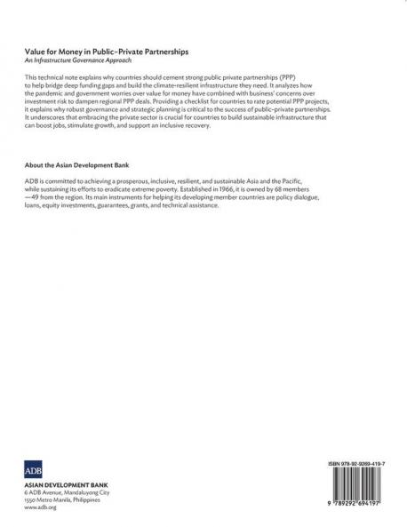 Value for Money in Public-Private Partnerships