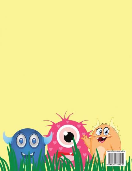 My Cool Monster Coloring Book for Kids