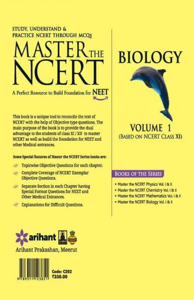 Master the NCERT Biology - Vol. 1