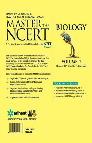 Master the NCERT Biology - Vol. 2