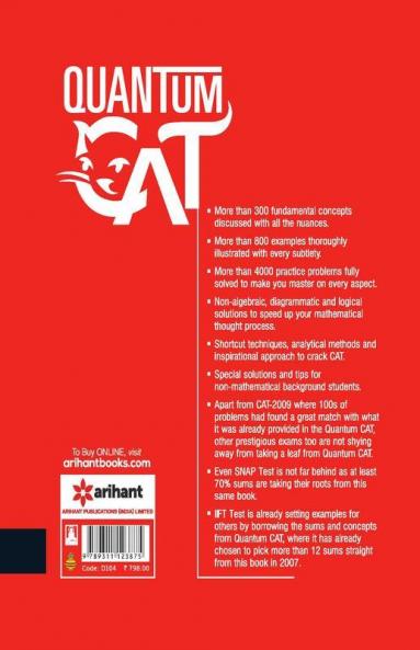 Quantitative Aptitude Quantum CAT Common Admission Tests for Admission into IIMs(Old Edition)