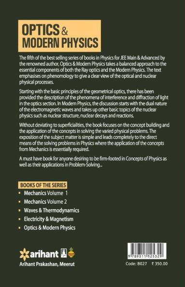 Understanding Physics for JEE Main & Advanced Optics & Modern Physics