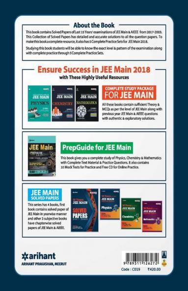 15 Years' Solved Papers JEE Main