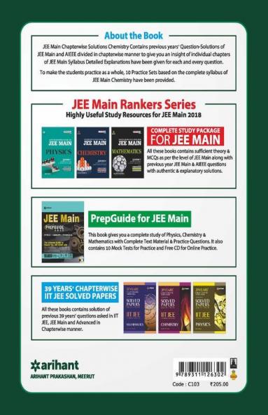 Chapterwise Solutions Chemistry JEE Main 2018