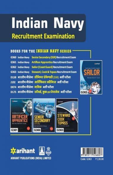 Indian Navy Steward Cook & Topass