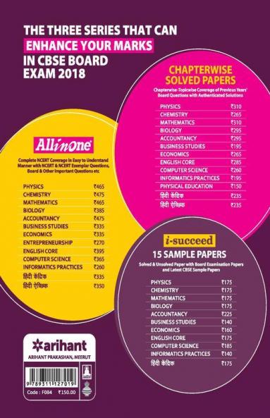 CBSE Chapterwise Solved Papers Physical Education for Class 12 2017-2011