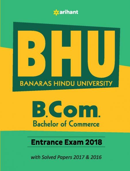 BHU Banaras Hindu University B.Com Group Exam-18