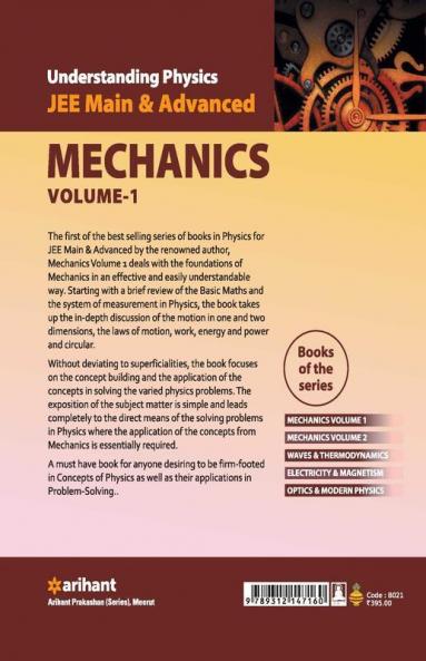 Understanding Physics for JEE Main and Advanced Mechanics - Part 1