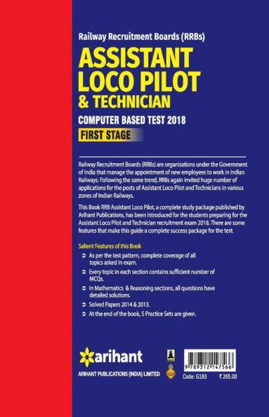 Railway Assistant Loco Pilot and Technician 2018