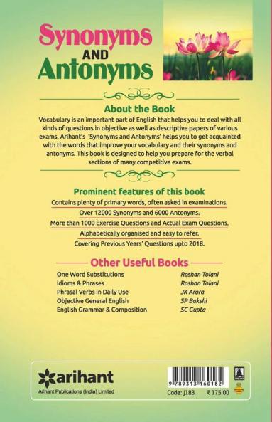 Synonyms and Antonyms Anglo