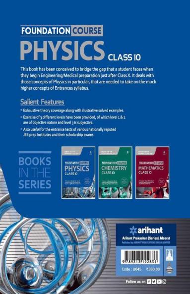 Foundation Course Physics Class 10