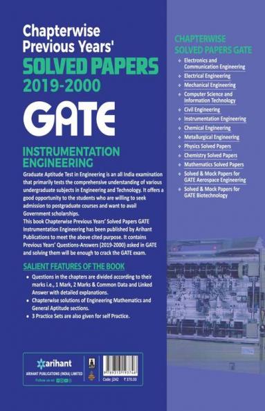 GATE Instrumentation Engg Solved