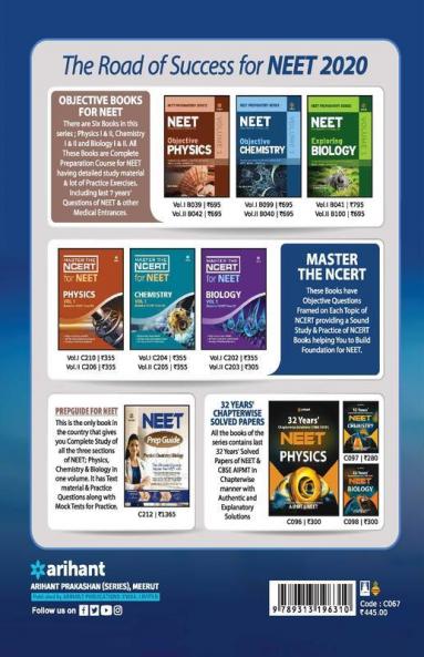 12 Years' Solved Papers CBSE AIPMT & NEET 2020