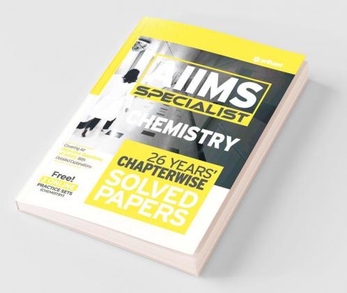 26 Years Chapterwise Solved Papers AIIMS Specialist CHEMISTRY