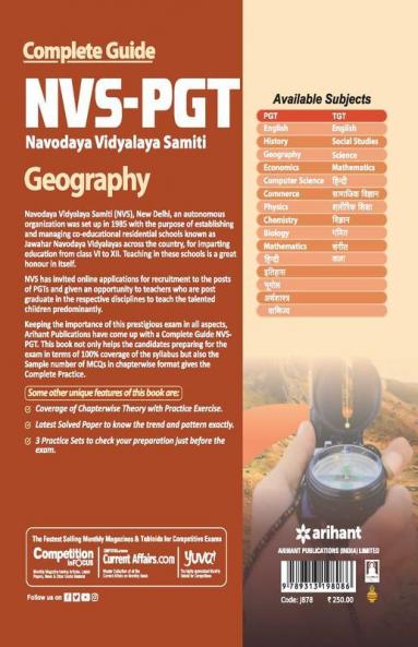NVS-PGT Geography Guide 2019