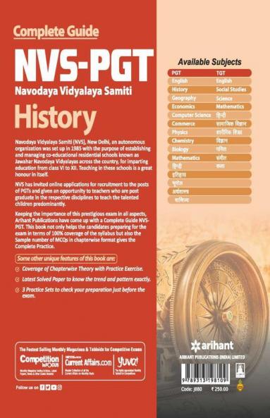 NVS-PGT History Guide 2019