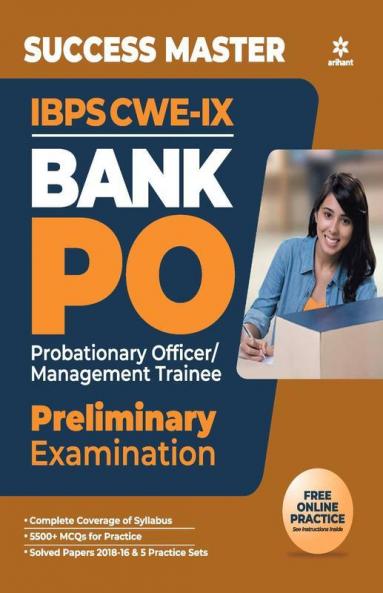 Success Master IBPS CWE-VIII Bank PO (PO/MT) Preliminary Examination 2019 (Old Edition)