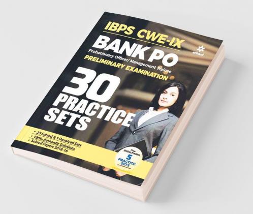 30 Practice Papers IBPS CWE-VIII Bank PO (PO/MT) Preliminary Examination 2019