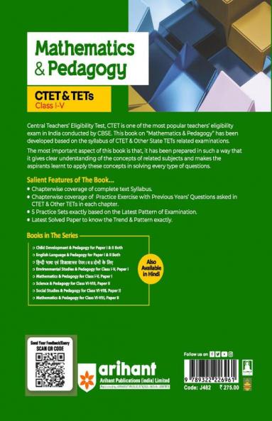 CTET and TETs Mathematics and Pedagogy for Class 1 to 5