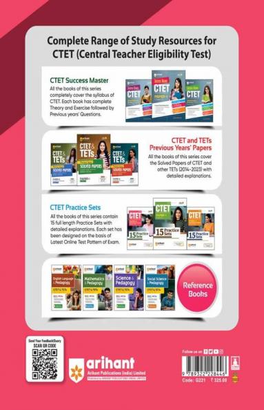 15 Practice Sets CTET Mathematics and Science Paper 2 for Class 6 to 8