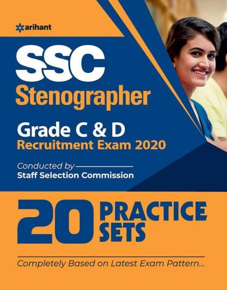 20 Practice Sets SSC Stenographer (Grade 'C' & 'D') 2020