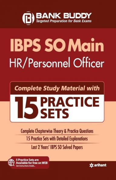 15 Practice Sets IBPS SO Main HR Personnel Officer 2019 (Old edition)