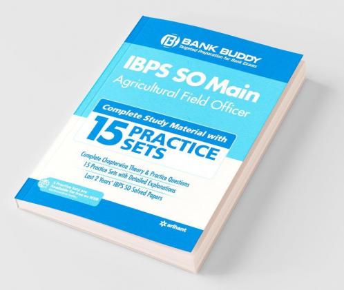 15 Practice Sets IBPS SO Main Agricultural Field Officer 2019 (Old edition)