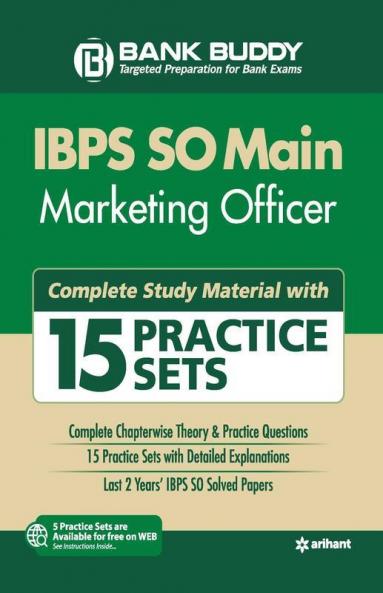15 Practice Sets IBPS SO Main Marketing Officer 2019 (Old edition)