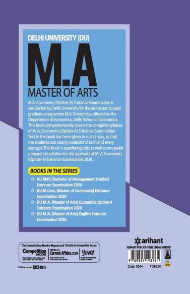 Delhi University MA Economics Guide 2020