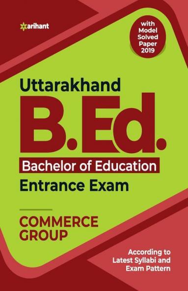 Uttarakhand B.Ed Entrance Exam COMMERCE Group 2020