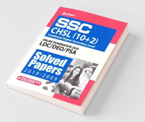 SSC CHSL (10+2) Solved Papers Combined Higher Secondary 2020 (Old edition)