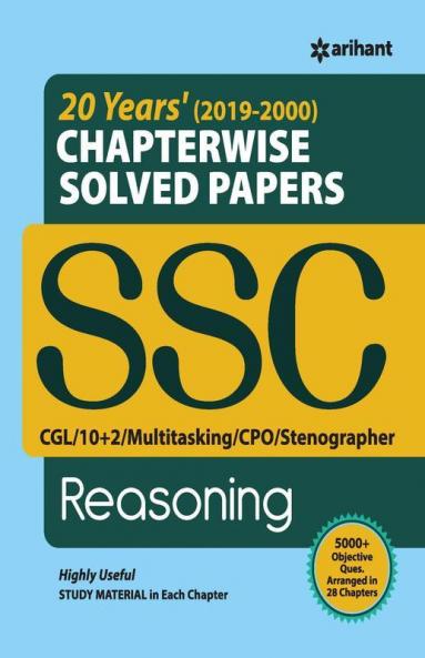 SSC Chapterwise Solved Papers Reasoning