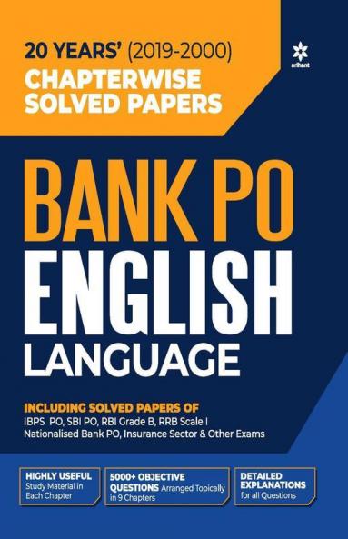 Bank PO Solved Papers English Language 2020