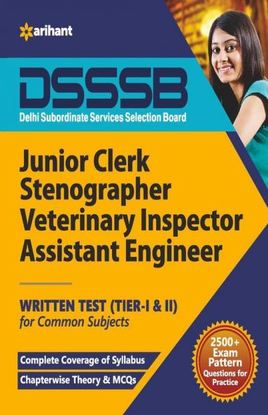 DSSSB Junior Clerk Stenographer Veterinary Inspector Assistant Engineer Tier-1 & 2 2020