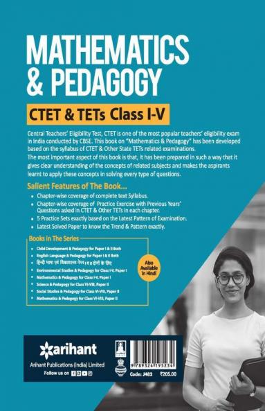 CTET & TETs for Class 1 to 5 Mathematics & Pedagogy 2020 (Old Edition)