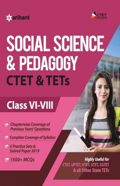 CTET and TETs for Class 6-8 Social Science and Pedagogy 2020 (Old Edition)