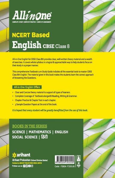 CBSE All in one NCERT Based English Class 8 2020-21
