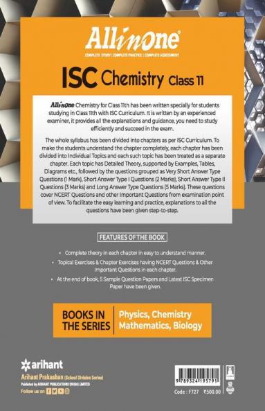 All In One ISC Chemistry Class 11 2020-21