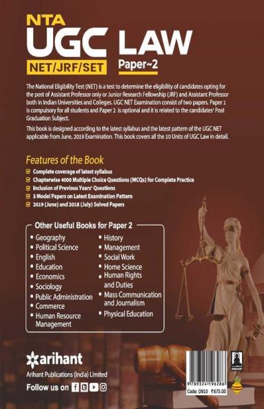 NTA UGC NET Law Paper II 2020