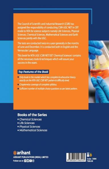 UGC NET CSIR Chemical Science
