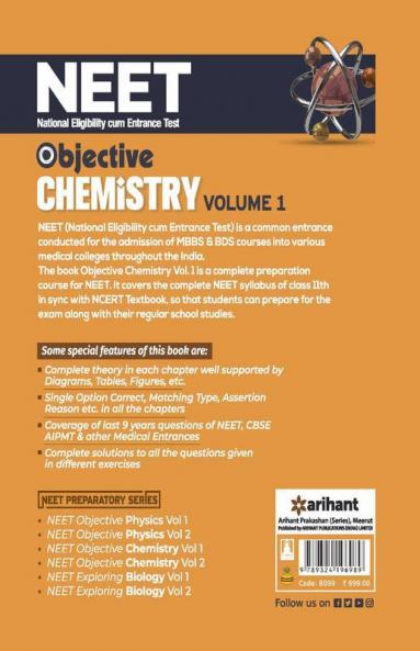 Objective Chemistry for NEET - Vol. 1 2021