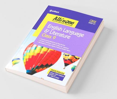 CBSE All in One English Language & Literature Class 9 for 2021 Exam