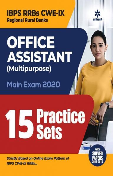 15 Practice Sets IBPS RRBs CWE-IX Office Assistant Multipurpose Main Exam 2020