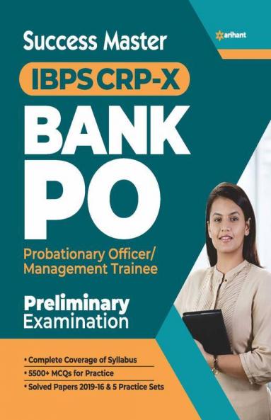 Success Master IBPS CRP-X Bank PO (PO/MT) Pre Exam 2020