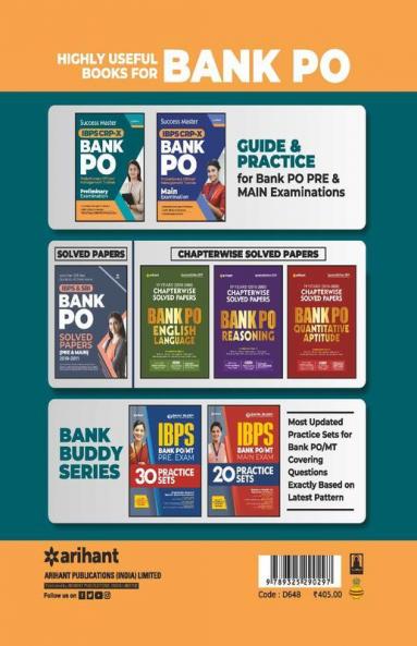 Success Master IBPS CRP-X Bank PO (PO/MT) Pre Exam 2020