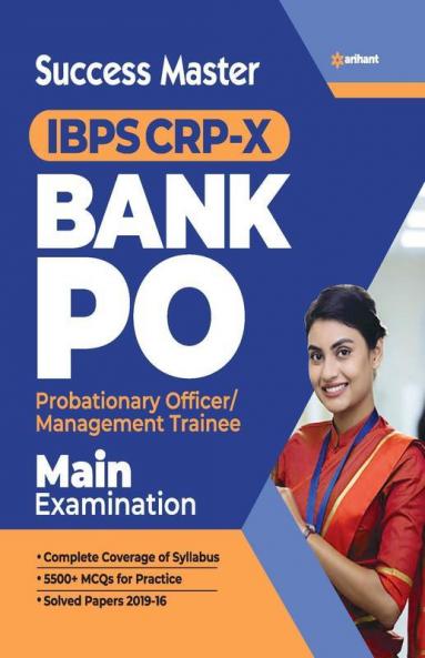 Success Master IBPS-CRP-X Bank Bank PO/MT Main Exam 2020